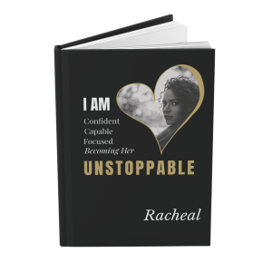 I am unstoppable personalized affirmation blank notebook journal 150 pages