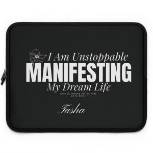 I Am Unstoppable™ Personalized Laptop Sleeve - Protective Tablet & Computer Case - Available in 12”, 13”, 15”, & 17” Sizes