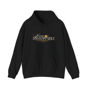 I Am Unstoppable™ Empowering Affirmation Hoodie - Personalized Women’s Oversized Sweatshirt - Becoming Her Manifestation Apparel