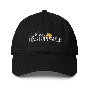 I am unstoppable Low profile Cap for dad for female side hustlers